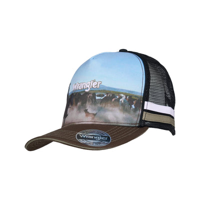 Wrangler Evan High Profile Trucker Cap