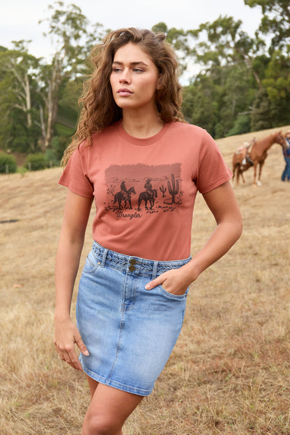Wrangler Women’s Adele Short Sleeve Tee