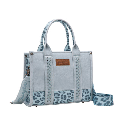Wrangler Leopard Print Crossbody Bag - Blue