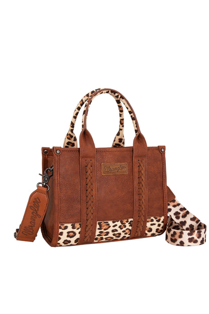 Wrangler Leopard Print Crossbody Bag - Tan