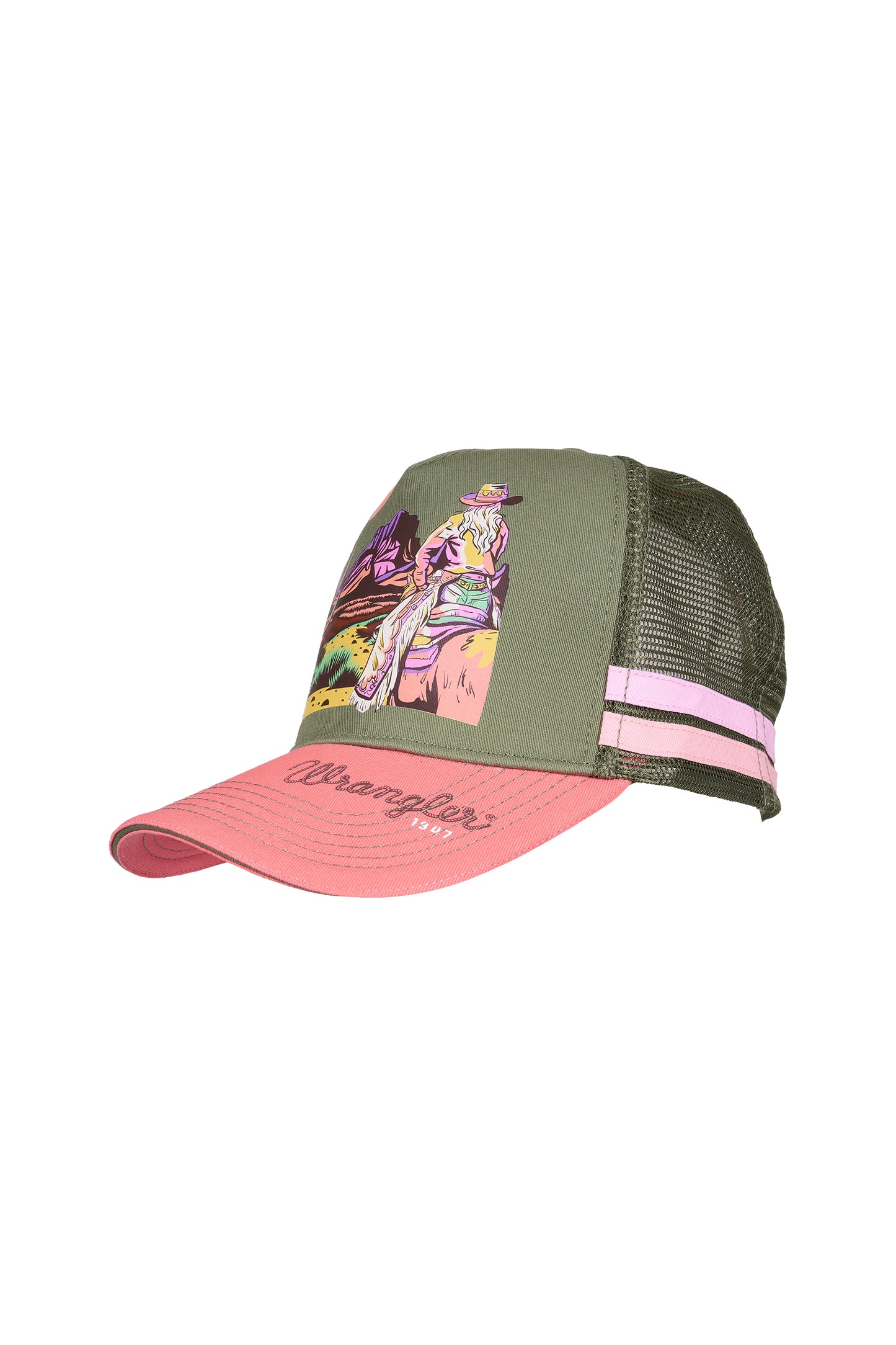 Wrangler Willa High Profile Trucker Cap