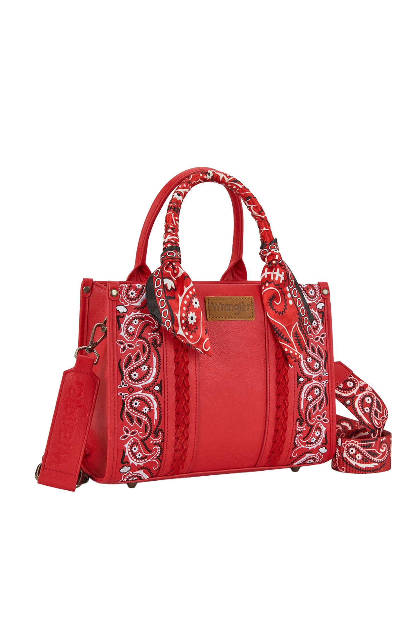 Wrangler Paisley Crossbody Bag - Red