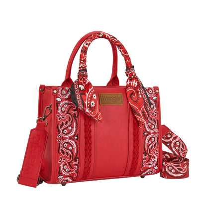 Wrangler Paisley Crossbody Bag - Red