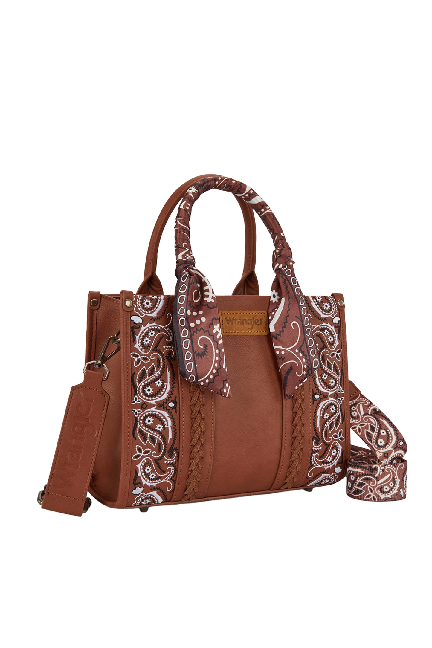 Wrangler Paisley Crossbody Bag - Tan