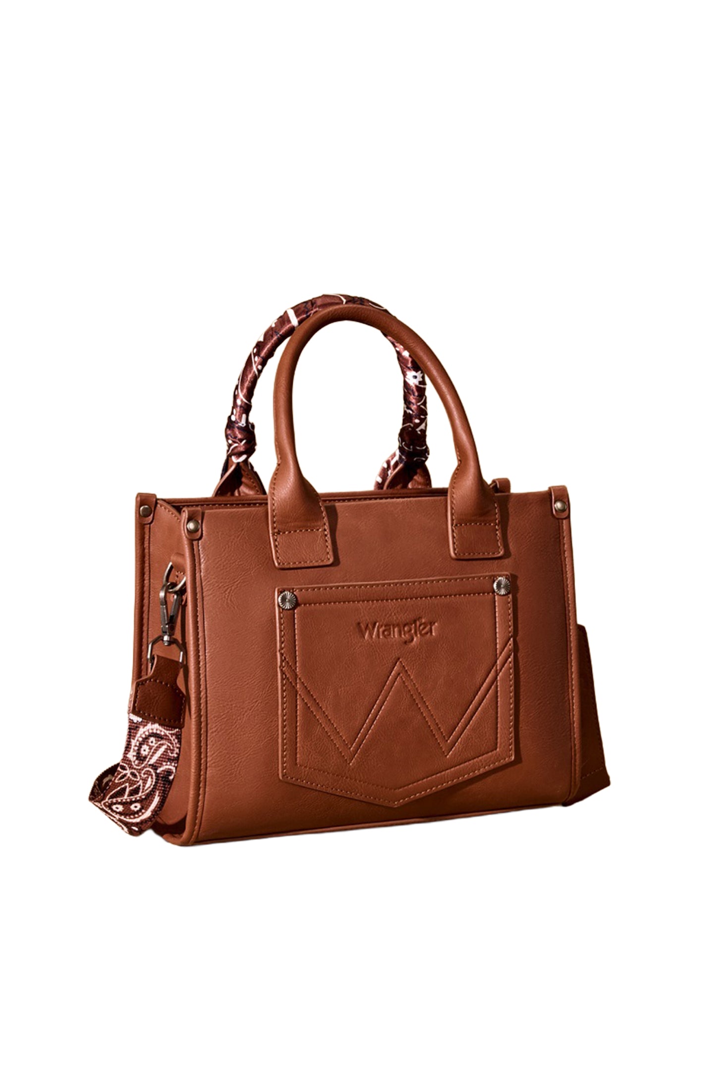 Wrangler Paisley Crossbody Bag - Tan
