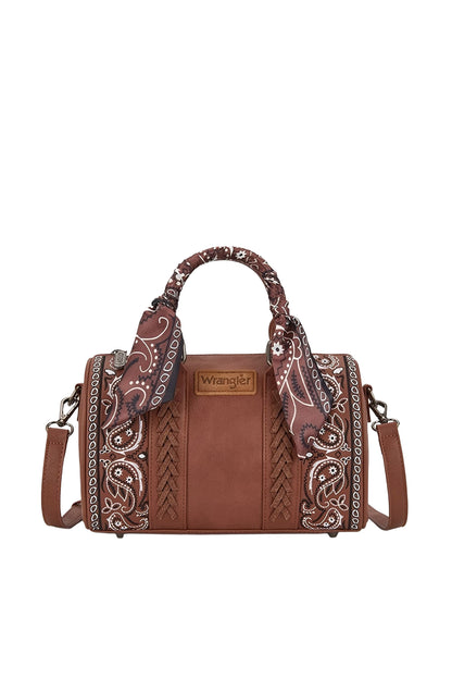 Wrangler Paisley Barrel Bag - Tan