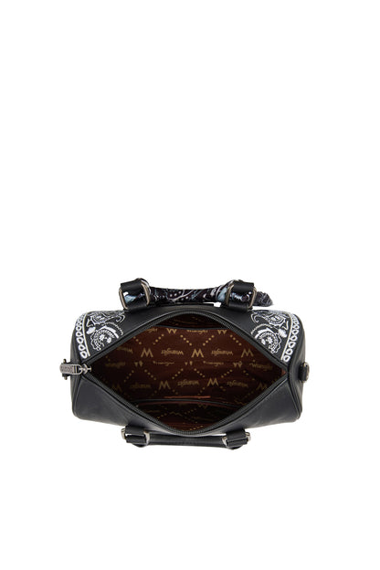 Wrangler Paisley Barrel Bag - Black