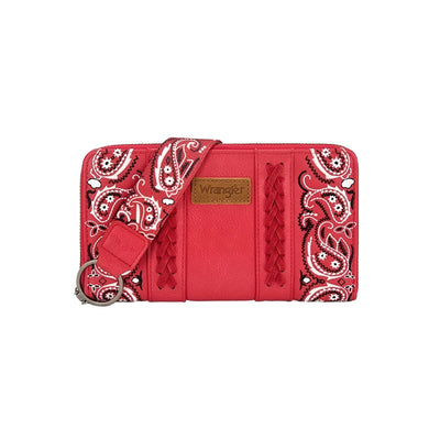 Wrangler Paisley Wallet - Red