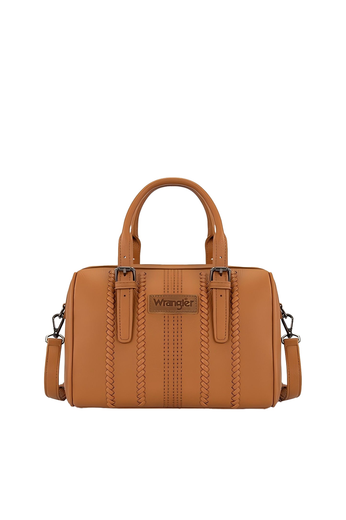 Wrangler Boston Stitch Barrel Bag - Tan