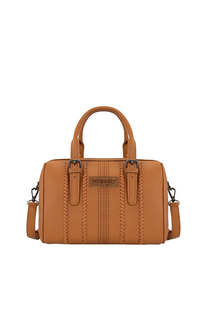 Wrangler Boston Stitch Barrel Bag - Tan