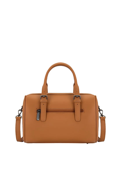 Wrangler Boston Stitch Barrel Bag - Tan