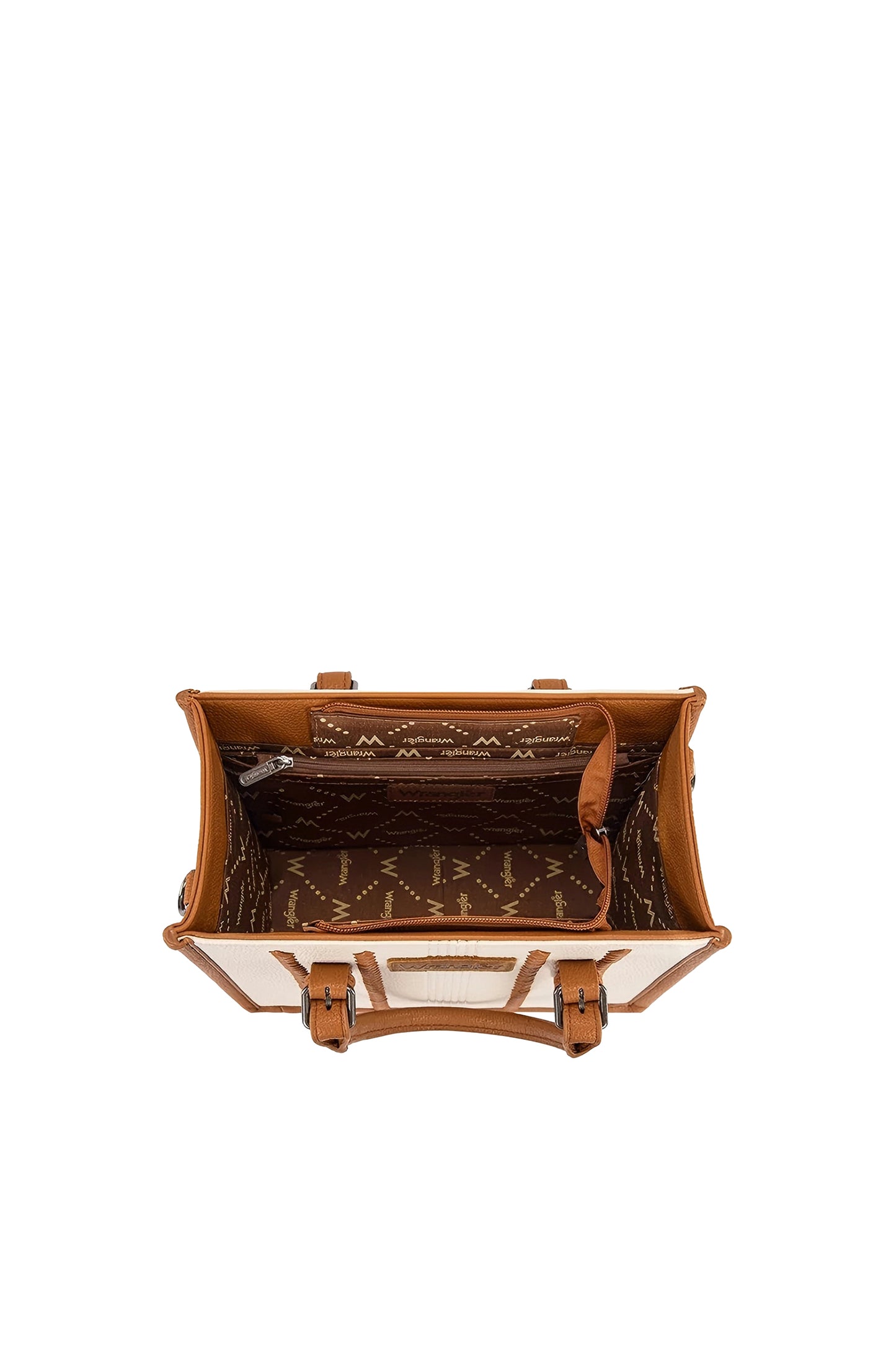 Wrangler Boston Stitch Crossbody Bag - Natural/Tan