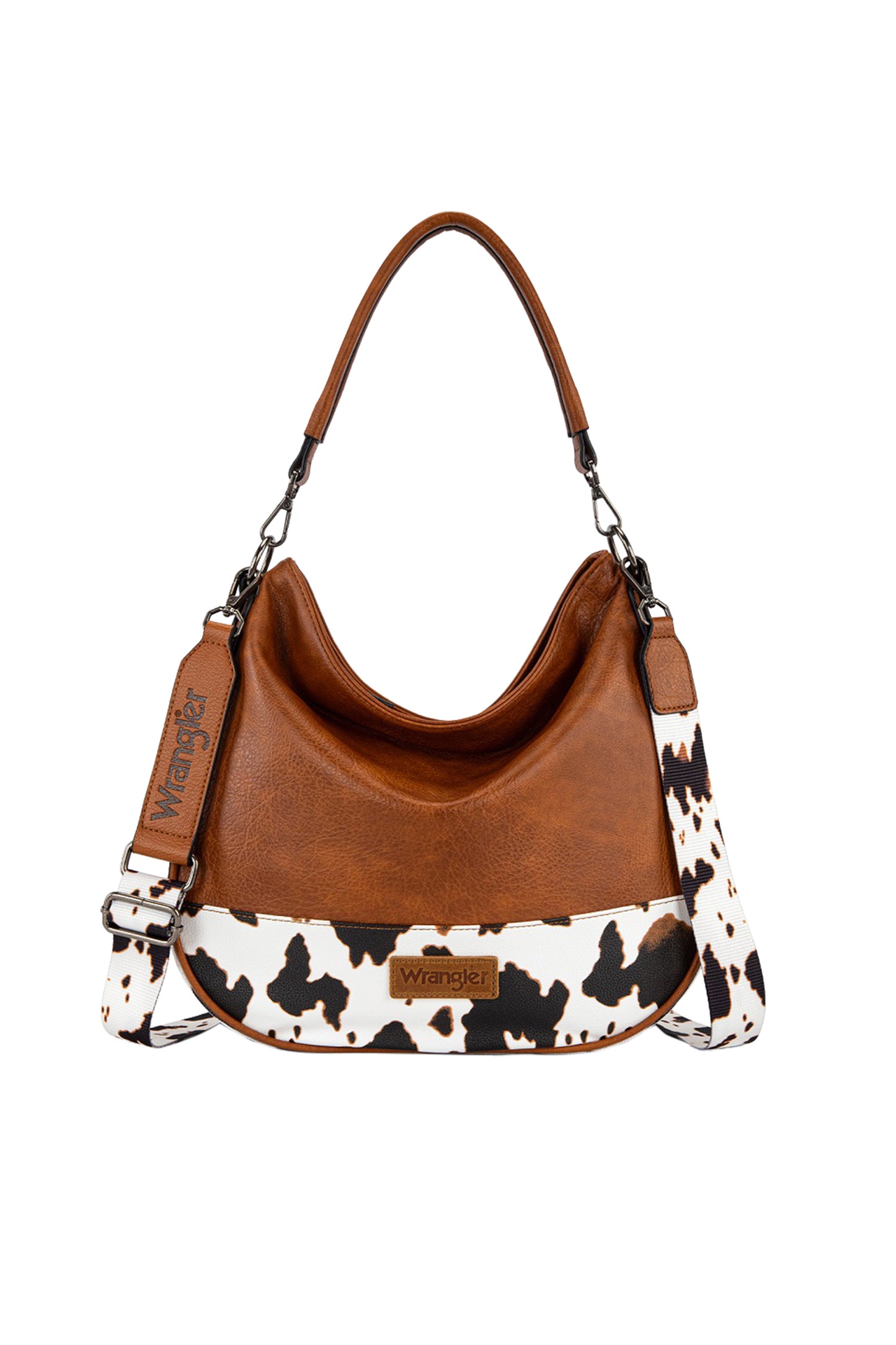Wrangler Animal Print Slouch Bag - Tan