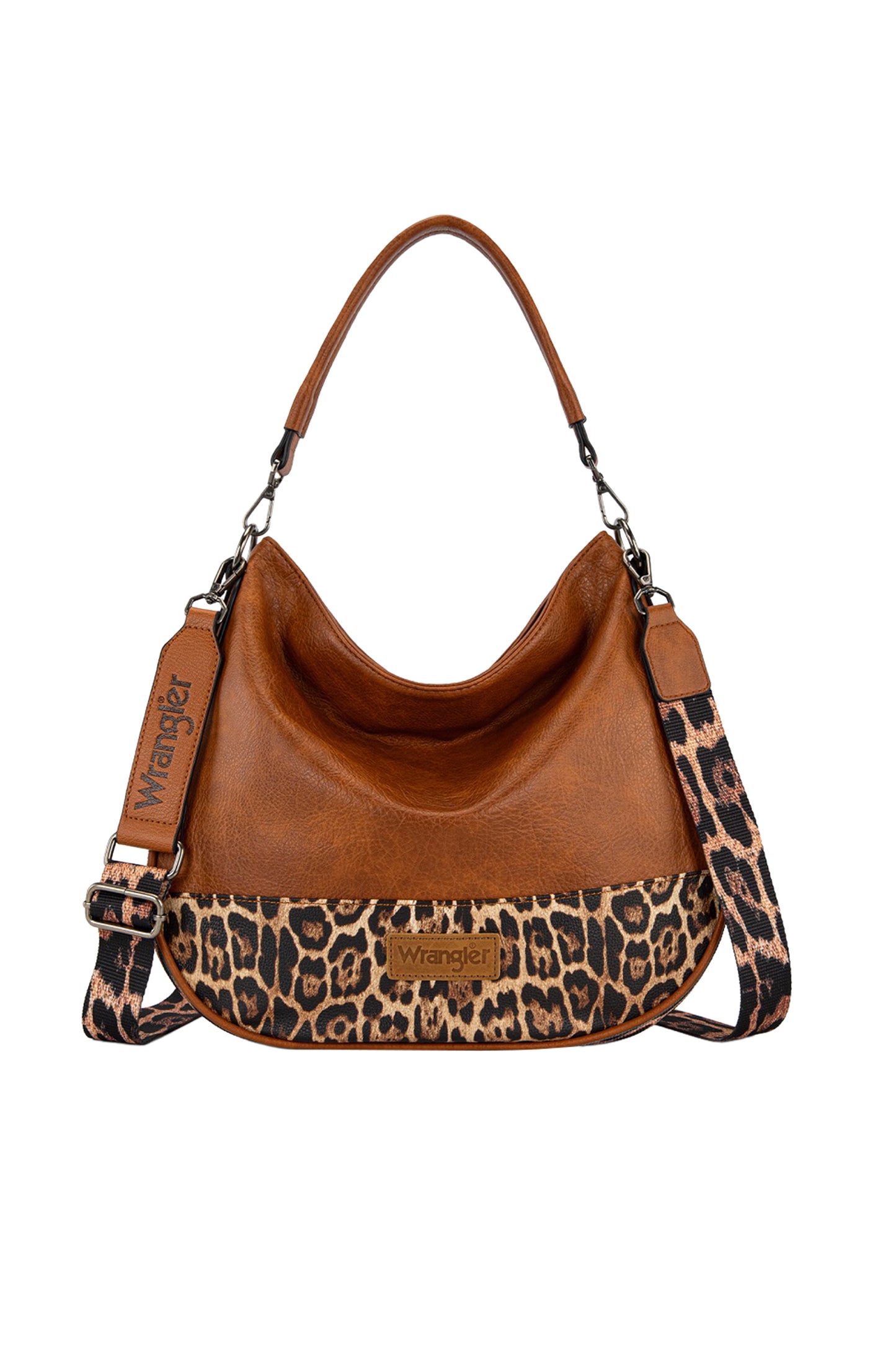 Wrangler Animal Print Slouch Bag - Leopard