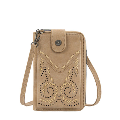 Wrangler Swirl Phone Wallet - Natural