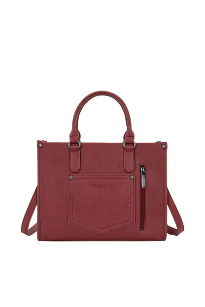 Wrangler Cilia Crossbody Tote Bag - Burgundy