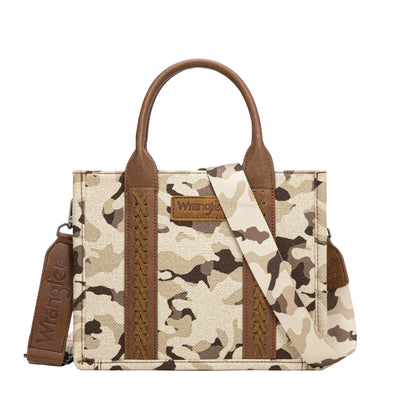 Wrangler Camo Print Crossbody Bag - Tan