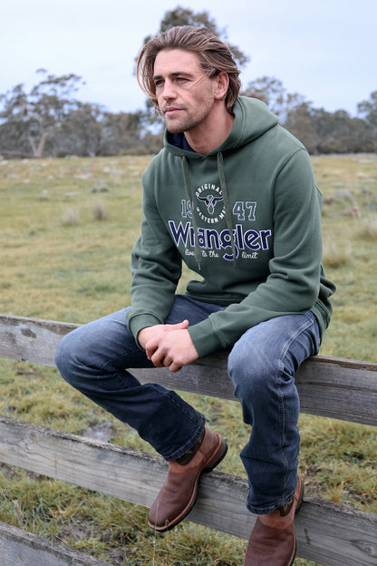Wrangler Men’s Glen Pullover Hoodie