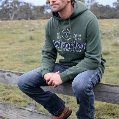 Wrangler Men’s Glen Pullover Hoodie