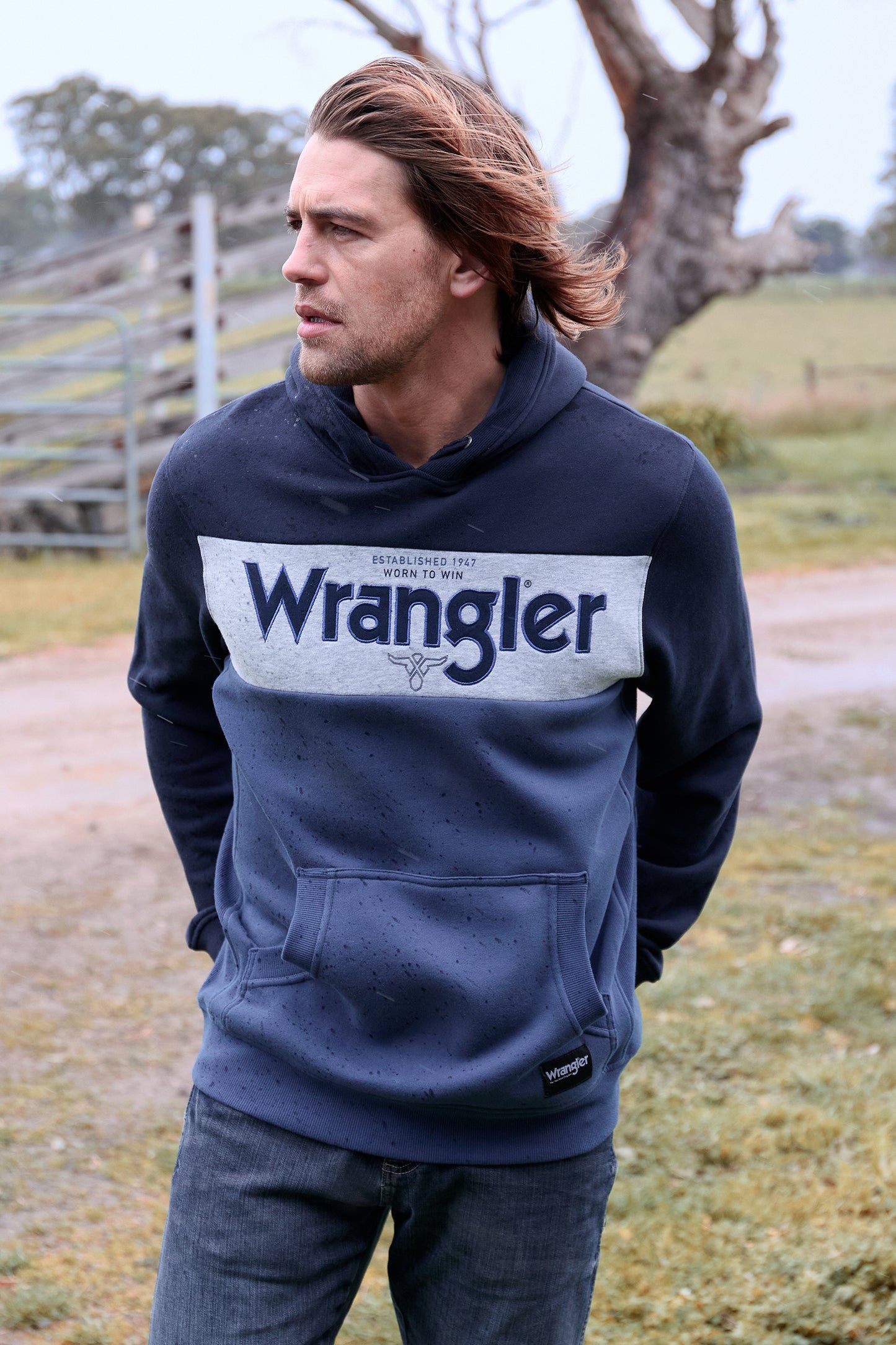 Wrangler Men’s Clinton Pullover Hoodie