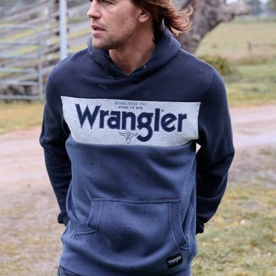 Wrangler Men’s Clinton Pullover Hoodie