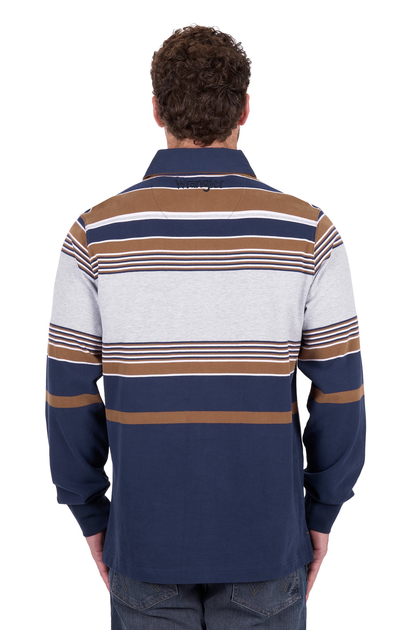 Wrangler Men’s Federick Stripe Rugby
