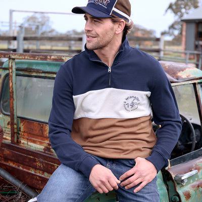 Wrangler Men’s Steve 1/4 Zip Pullover