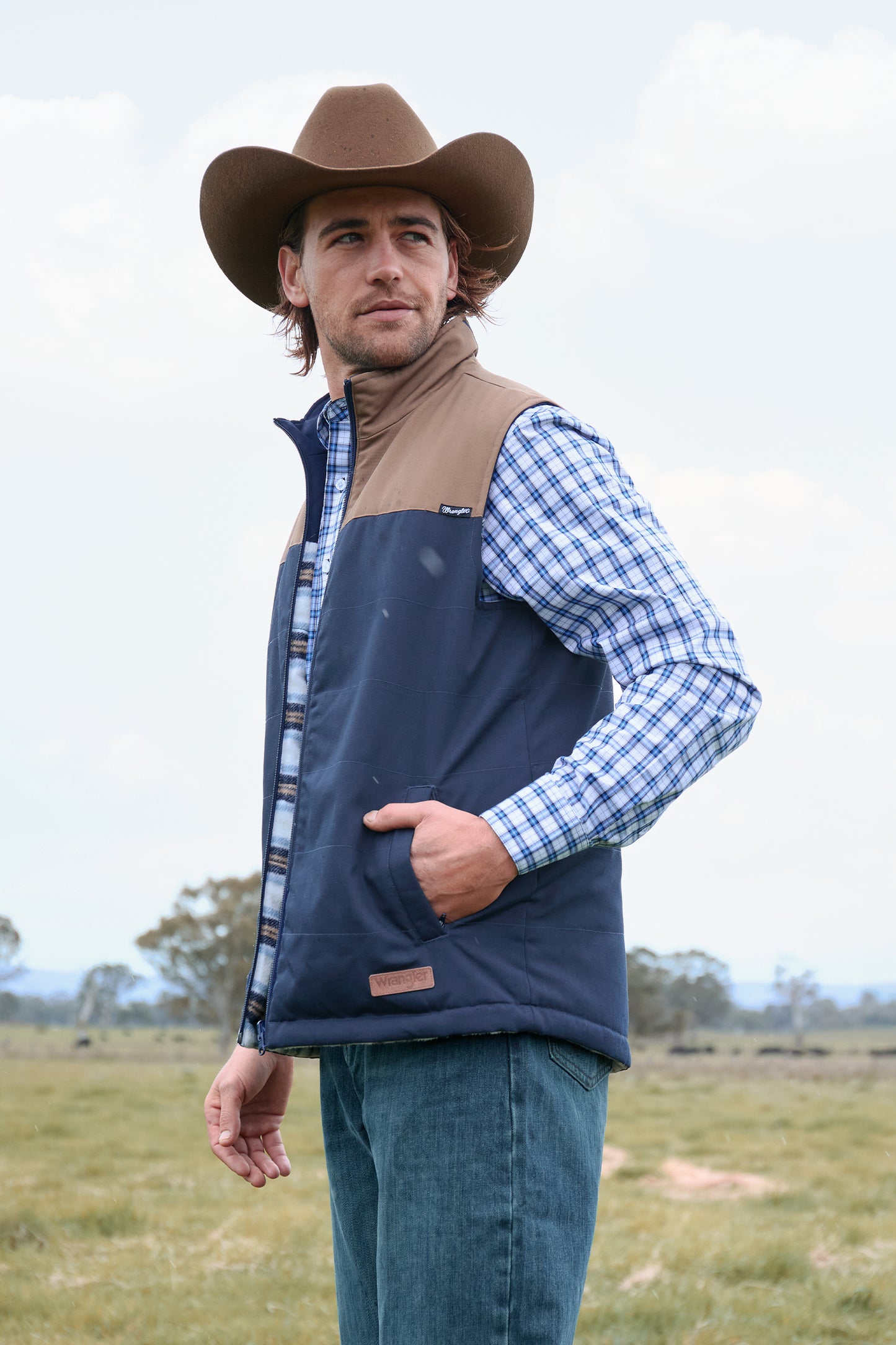 Wrangler Men’s Dean Reversible Vest