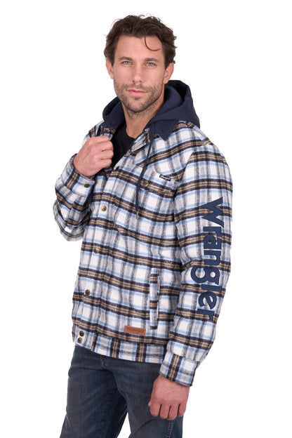 Wrangler Men’s Mitchell Logo Shirt Jacket