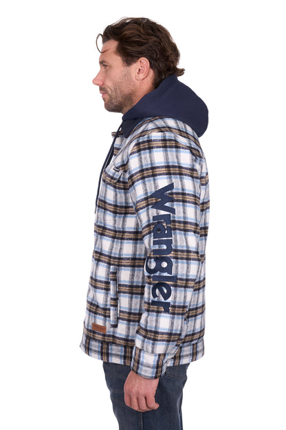 Wrangler Men’s Mitchell Logo Shirt Jacket