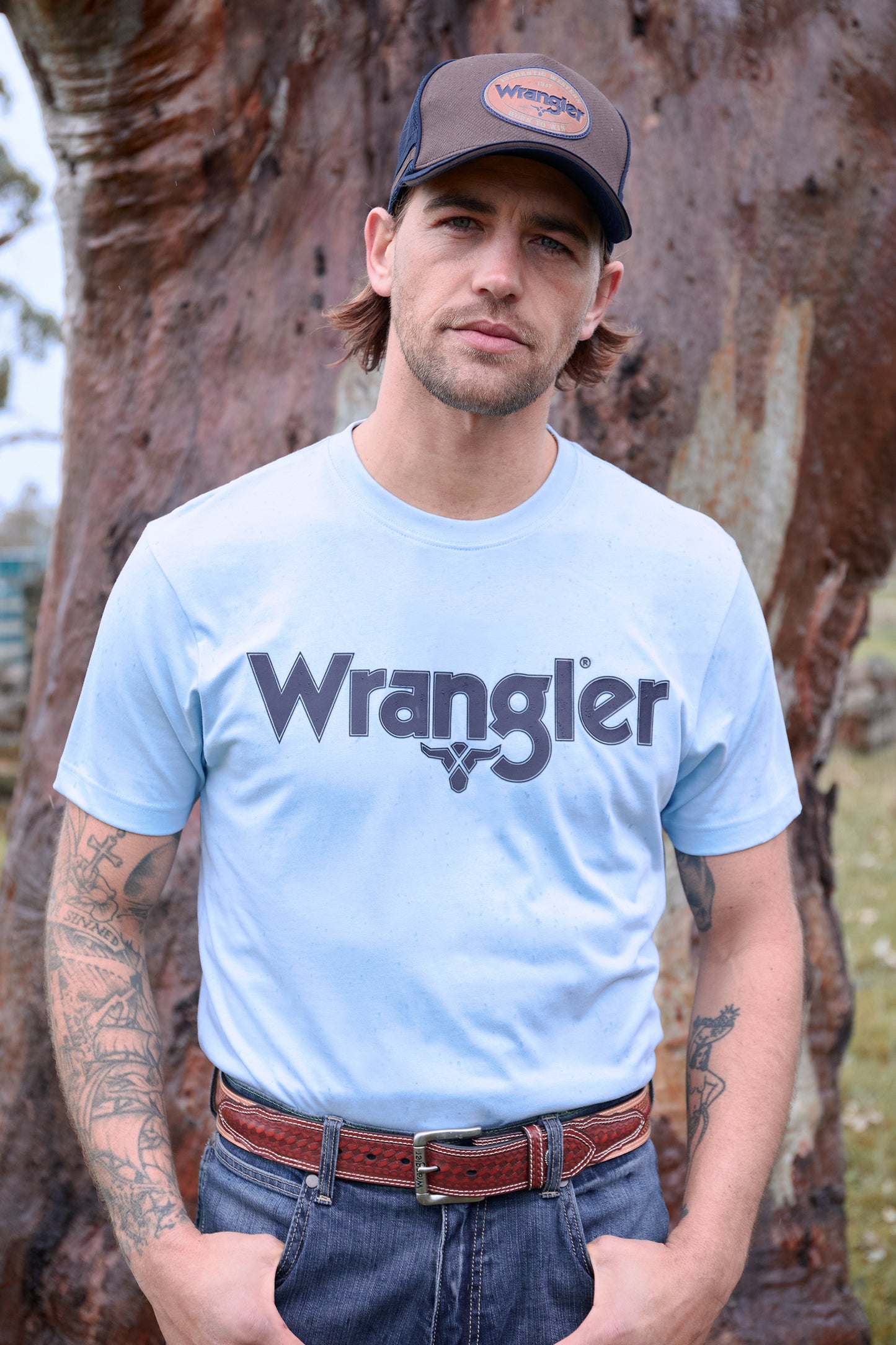 Wrangler Authentic High Profile Trucker Cap