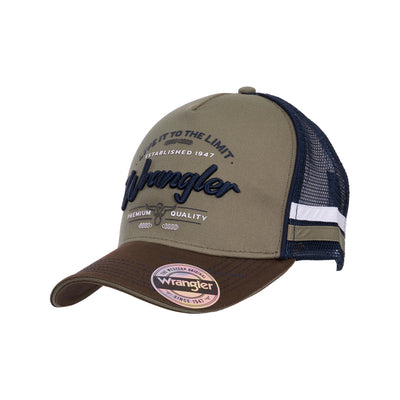 Wrangler Joel High Profile Trucker Cap
