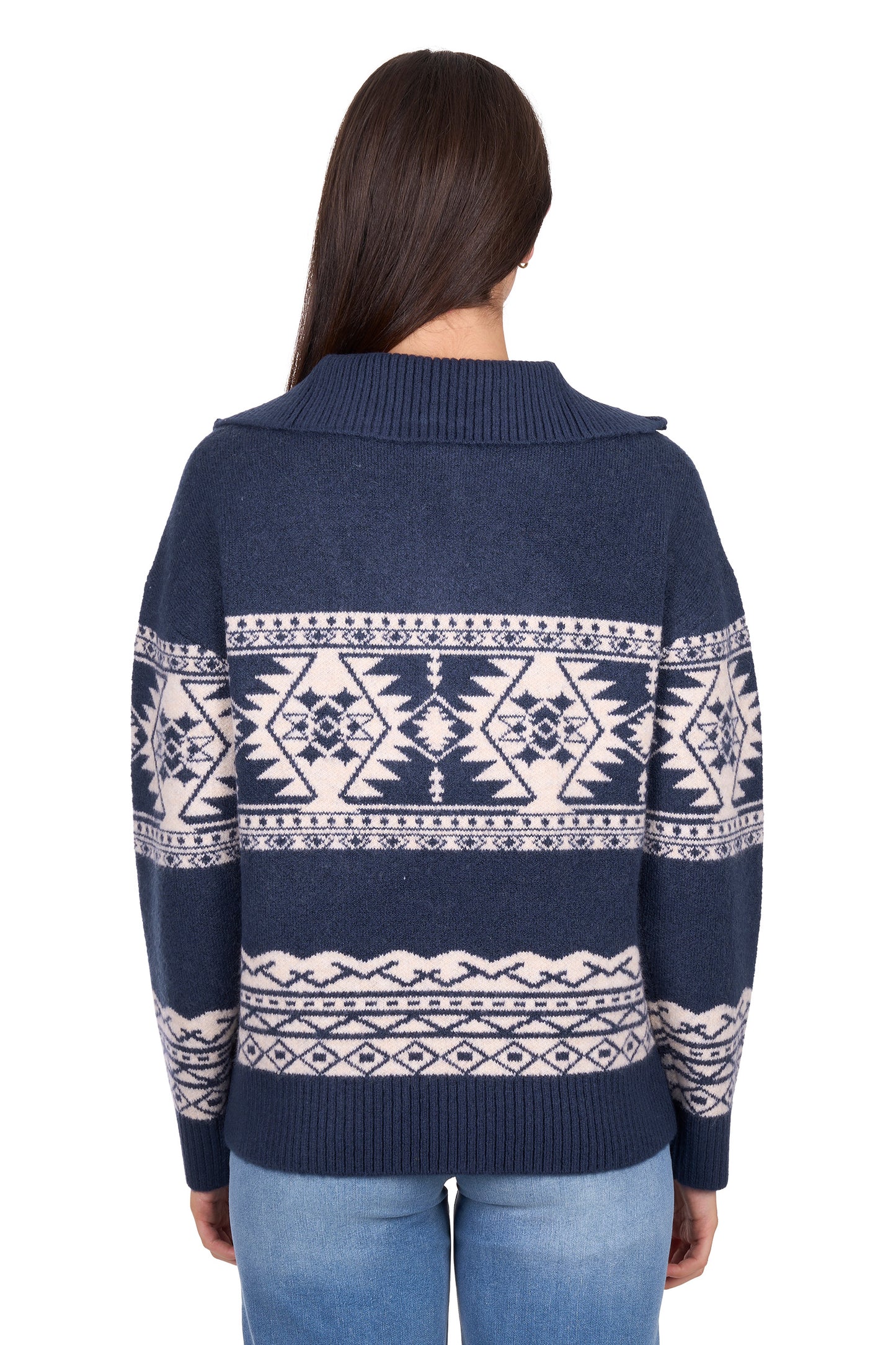 Wrangler Women’s Lacey Knitted 1/4 Zip Pullover
