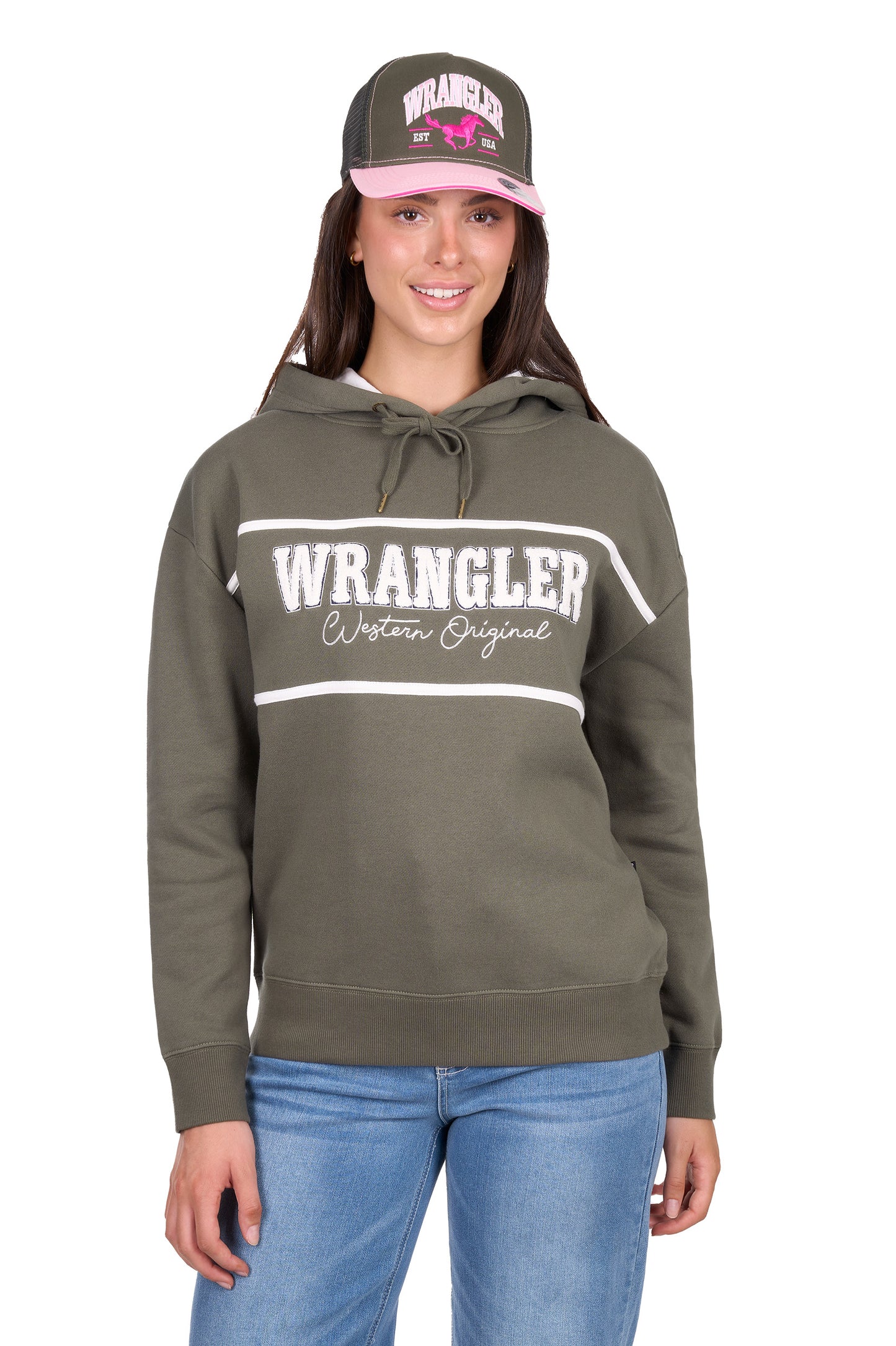 Wrangler Women’s Hailey Oversized Pullover Hoodie