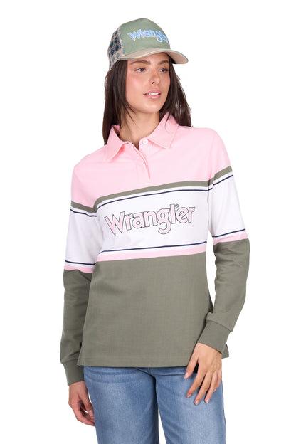 Wrangler Women’s Luella Stripe Rugby