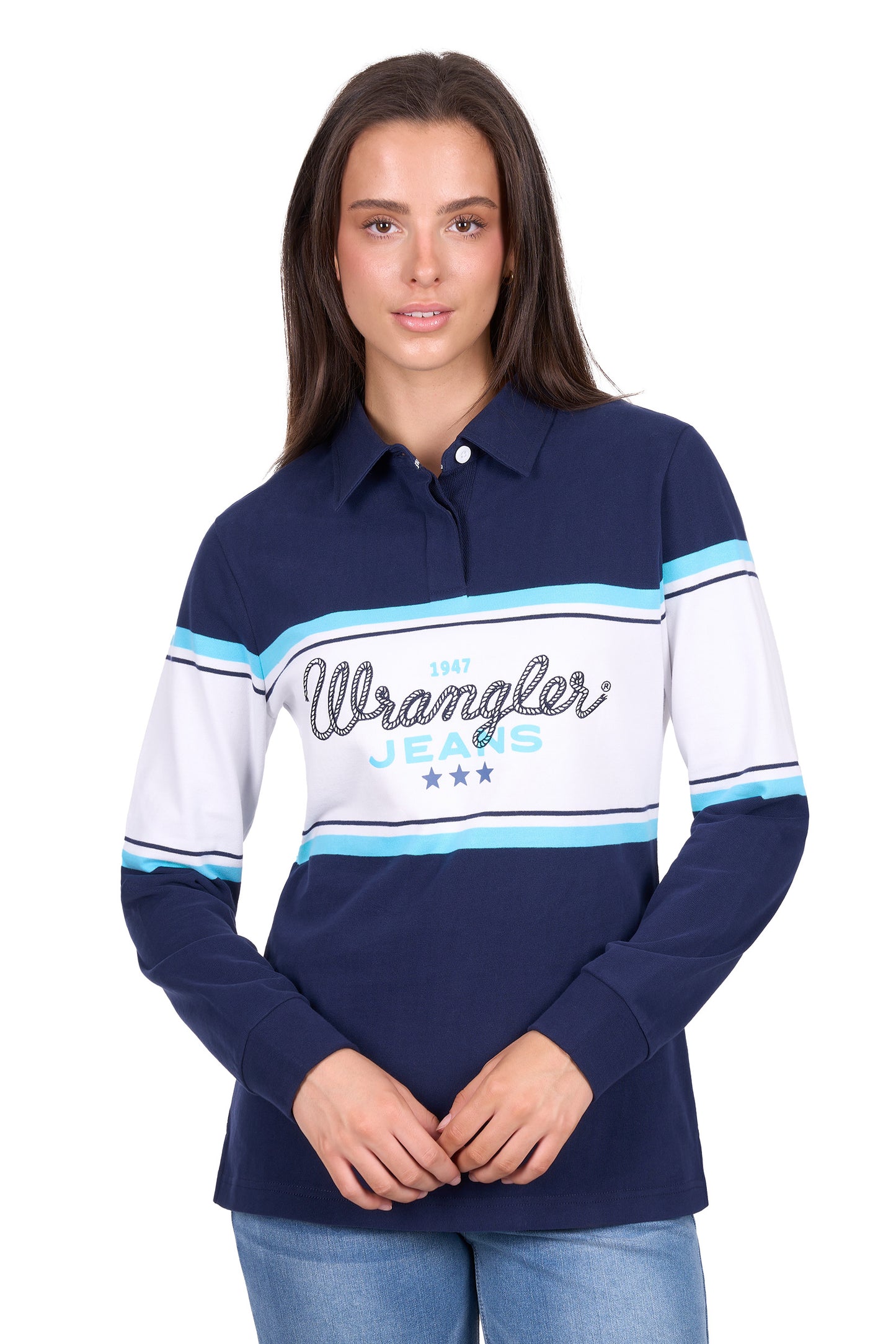 Wrangler Women’s Piper Stripe Rugby