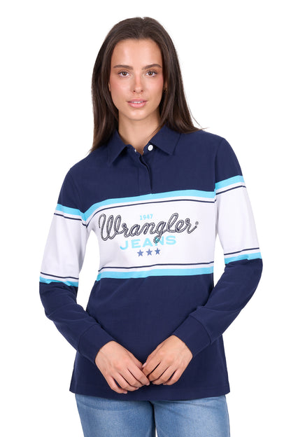 Wrangler Women’s Piper Stripe Rugby