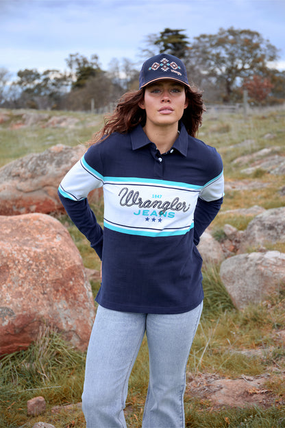 Wrangler Women’s Piper Stripe Rugby