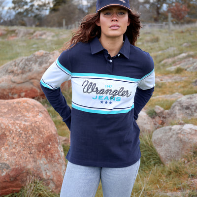 Wrangler Women’s Piper Stripe Rugby