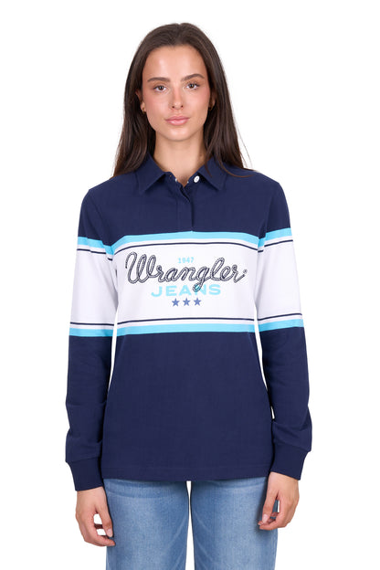 Wrangler Women’s Piper Stripe Rugby