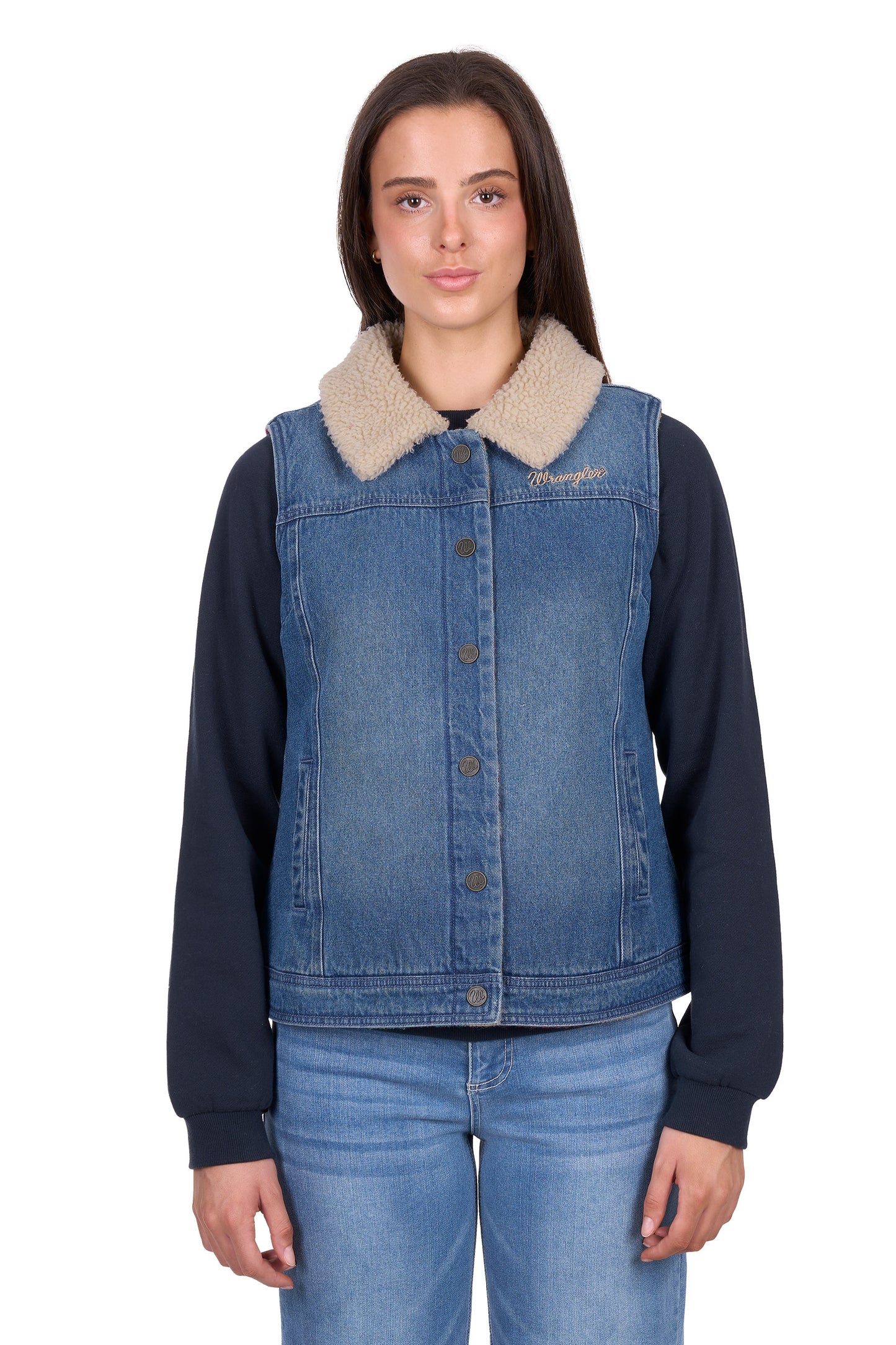 Wrangler Women’s Dixie Reversible Denim Vest