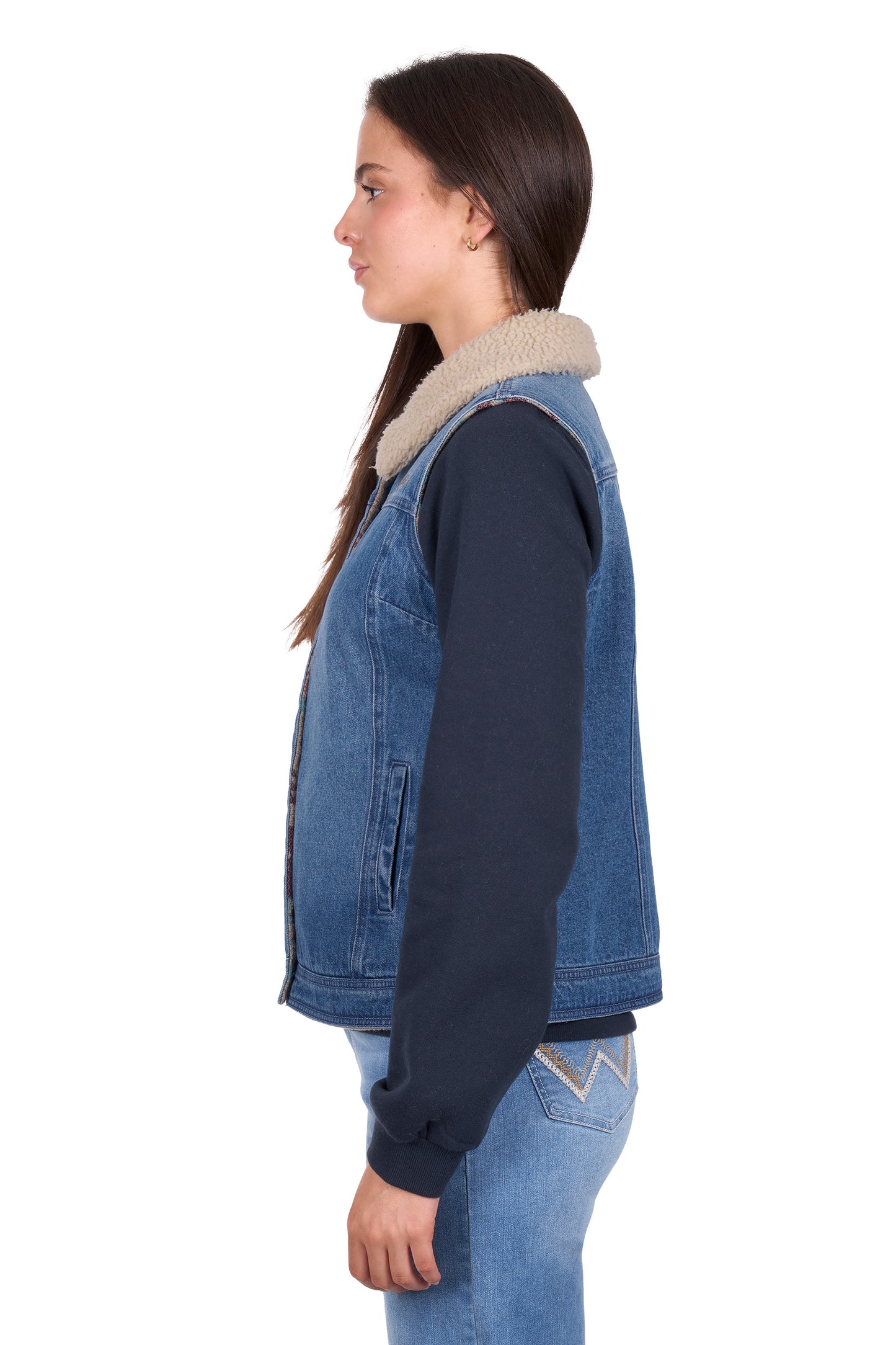 Wrangler Women’s Dixie Reversible Denim Vest