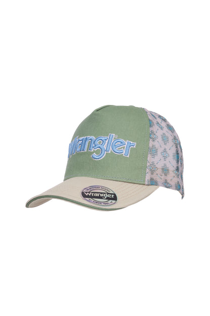 Wrangler Nat High Profile Ponytail Trucker Cap