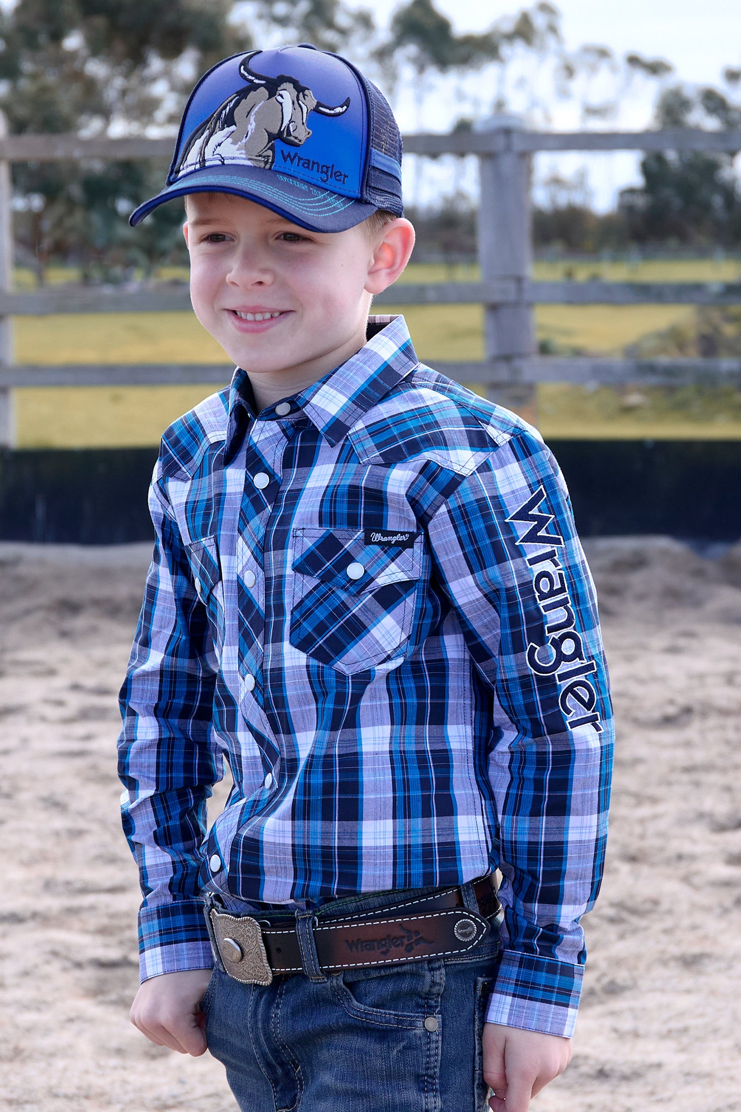 Wrangler Kid’s Robbie Trucker Cap