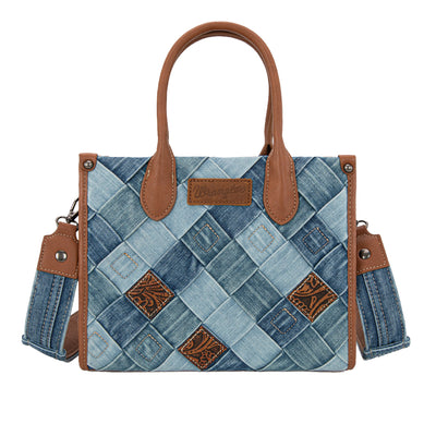 Wrangler Denim Patchwork Crossbody Bag