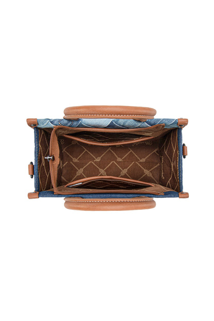 Wrangler Denim Patchwork Crossbody Bag