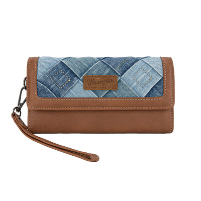 Wrangler Denim Patchwork Wallet