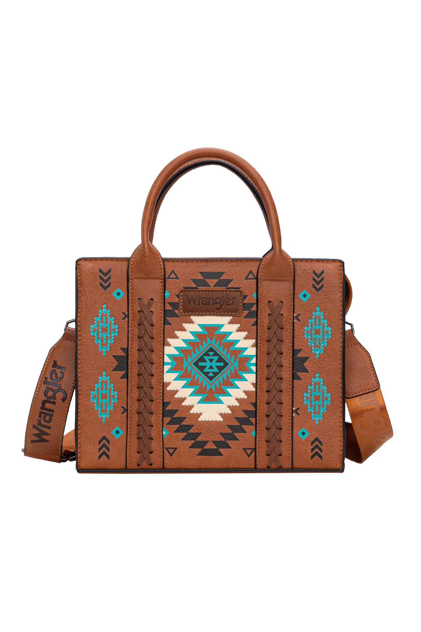 Wrangler Talia Aztec Crossbody Bag - Tan