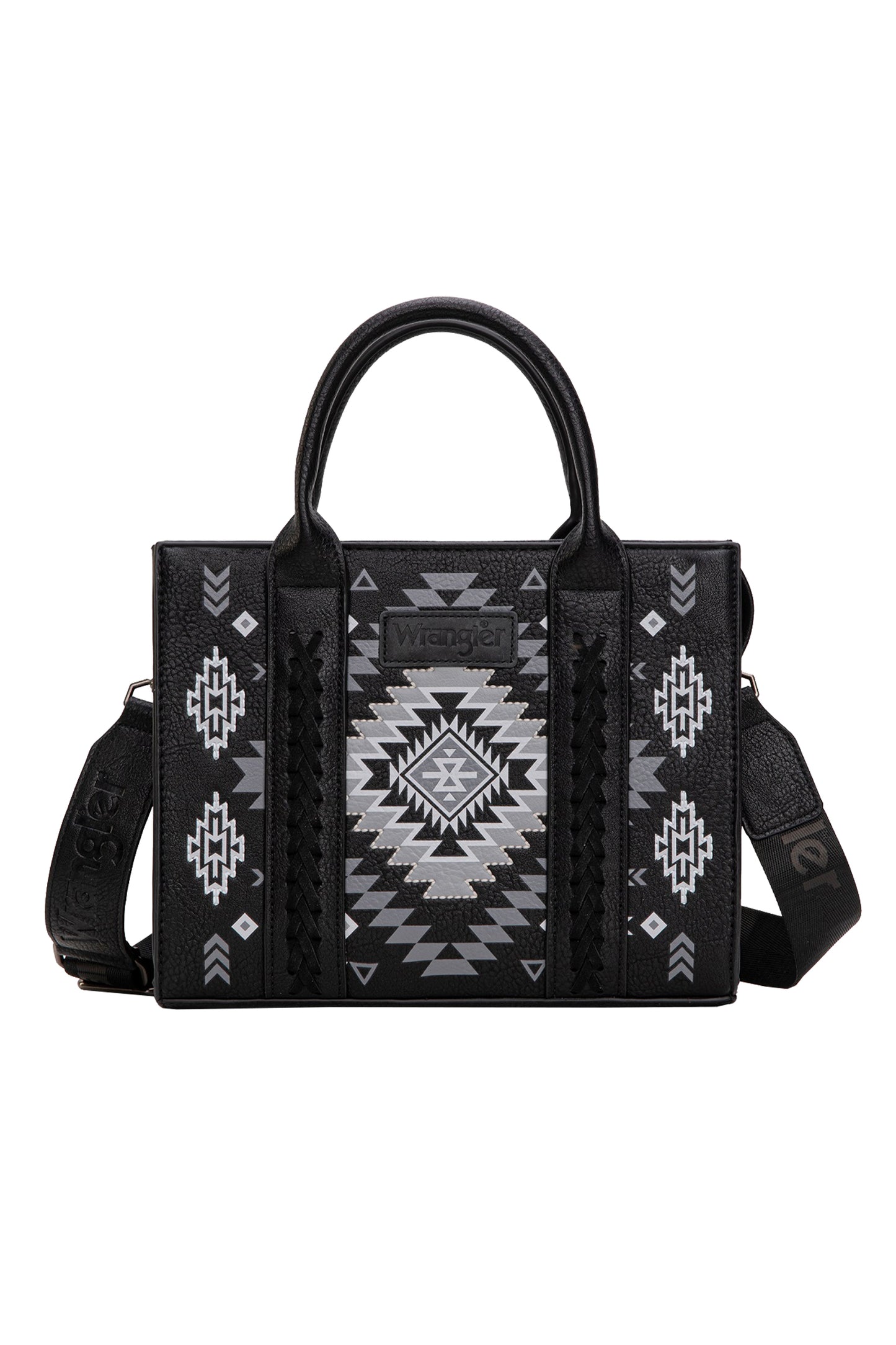 Wrangler Talia Aztec Crossbody Bag - Black