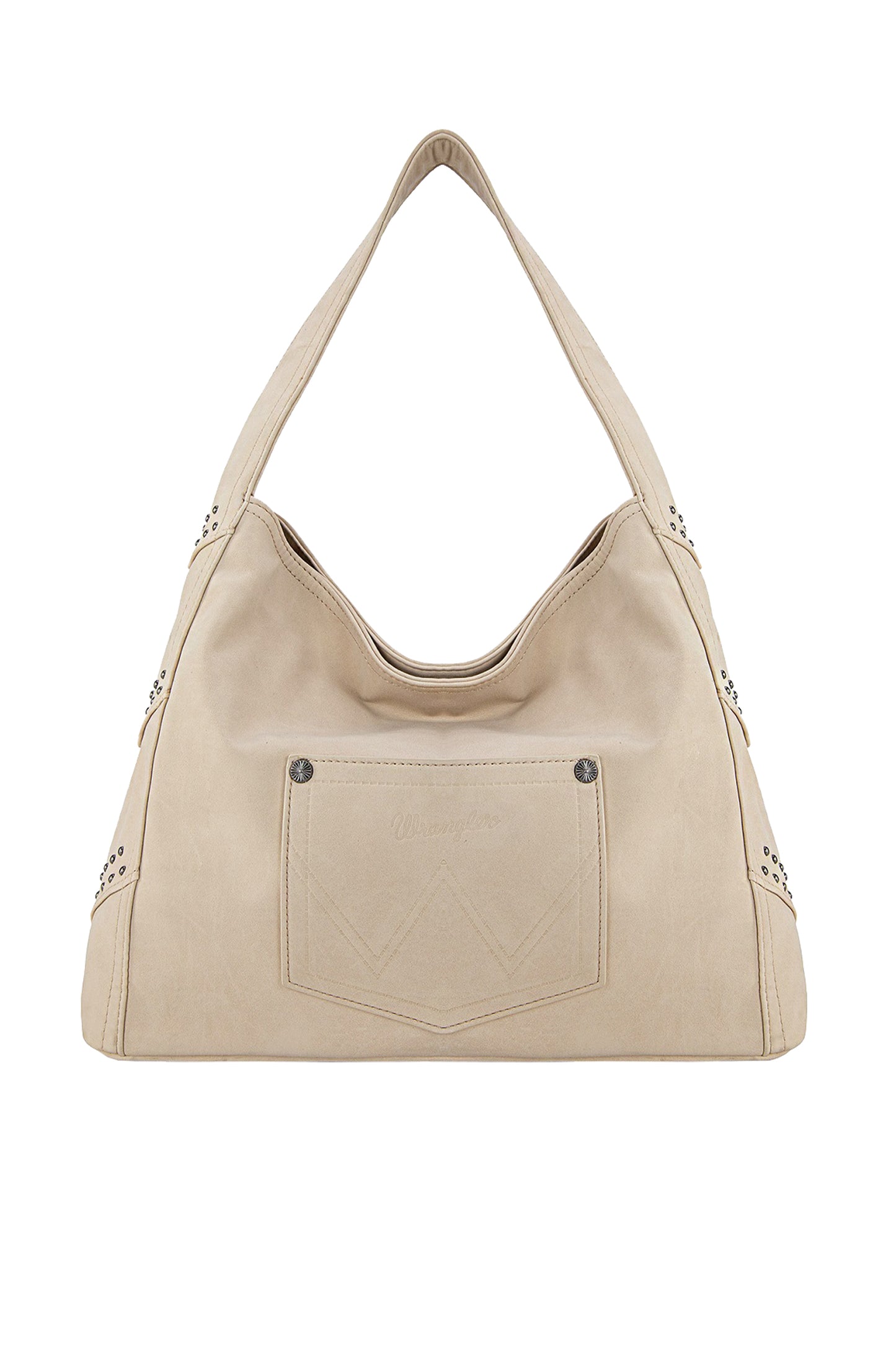 Wrangler Shiloh Fringe Studded Bag - Beige
